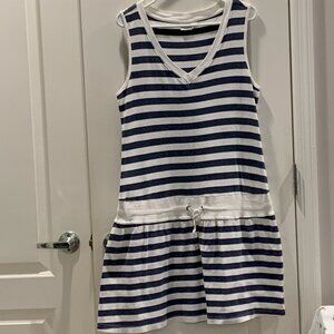 Drop Waist Striped Sundress